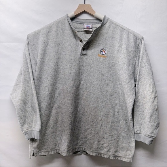 NFL Other - Vintage NFL Team Apparel Pittsburgh Steelers Quarter-Button Pullover Streetwear
